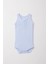 Erkek Bebek Çıtçıtlı Atlet Zıbın Body Jakarlı 9 Ay-3 Yaş, Açık Mavi 1