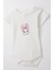 Kız Bebek Çıtçıtlı Zıbın Body Sevimli Hayvancık Baskılı 9 Ay-3 Yaş, Ekru 3