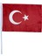 20X30 Alpaka Bez Bayrak Plastık Sopalı 10 Lu 1