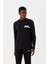 Erkek T-Shirt Uzun Kollu Siyah M500278 4