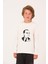 Unisex Çocuk Atatürk Baskılı Uzun Kollu T-Shirt - Beyaz 1