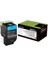 80C8HC0 (808HC) Mavi Cyan Orjinal Toner Yüksek Kapasite CX410 / CX510 1