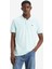 Düz Mavi Erkek Polo T-Shirt Hm Polo Classıc 1