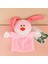 Pembe Tavşan Rol Yapma Çocuk Yatıştırıcı El Peluş Oyuncak Kukla 25 cm (Yurt Dışından) 1