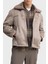 Süet Logolu Regular Fit Mono Yaka Mont Erkek Mont 6DZB03 ZE1FZ 17AC 1