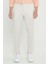 Slim Fit Dar Kesim Kırışmaz Kumaş Gofre Desenli Beli Lastikli Pantolon 1