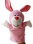 Ağız Açık Pembe Tavşan Çocuk Kukla Peluş Oyuncak Hediyesi 25CM (Yurt Dışından) 1