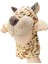 Ağız Açık Leopar Çocuk Kukla Peluş Oyuncak Hediyesi 25CM (Yurt Dışından) 1