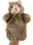 Gri Kedi Peluş Oyuncaklar Çocuk Interaktif El Kuklası 23CM (Yurt Dışından) 1