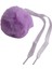 2 Adet Paten Pom Poms Jingle Bells ile Kızlar Paten Pom Poms Bulanık Pom Pom Dörtlü Paten Için, Mor (Yurt Dışından) 4