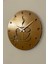 Coffe Model Dekoratif Metal Lazer Kesim Akar SESSİZ Mekanizmalı Duvar Saati 40*40cm 1