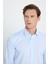 Ütü Gerektirmeyen Ekstra Slim Fit Dar Kesim Klasik Yaka %100 Pamuk Non-Iron Gömlek 4