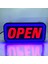 'open' Işıklı Özel Tabela LED Ile Neon Görünümlü Tabela (25X12CM) 2