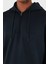 Yünlü Logolu Regular Fit Yarım Fermuarlı Kapüşonlu Sweat Erkek Sweat 6D1MC9 1jhqz 0920 5