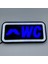 'bay Wc' Işıklı Özel Tabela LED Ile Neon Görünümlü Tabela (29X15CM) 1