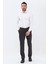 Laci-Kahve Dokuma Yün Karışımlı Chino Erkek Pantolon 4