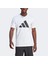 Training Essentials Erkek Beyaz Günlük T-Shirt.- 2