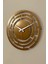 Labirent Model Dekoratif Metal Lazer Kesim Akar SESSİZ Mekanizmalı Duvar Saati 40*40cm 1
