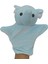Mavi Fil Çocuk Interaktif El Kuklası Peluş Oyuncak 22CM (Yurt Dışından) 1