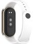 Xiaomi Mi Band 8 Serisi Klasik Kordon Silikon Strap Kayış Beyaz 2