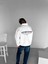 Erkek Rahat Kalıp Baskılı Polo Yaka Sweatshirt Ekru 2