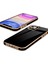 iPhone 11 Uyumlu Kılıf Kamera Korumalı Arkası Renkli Kenarları Parlak Dore Tasarım Kapak 4