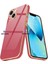 iPhone 15 Uyumlu Kılıf Kamera Korumalı Arkası Renkli Kenarları Parlak Dore Tasarım Kapak 1