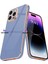 iPhone 15 Pro Uyumlu Kılıf Kamera Korumalı Arkası Renkli Kenarları Parlak Dore Tasarım Kapak 1