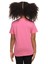 Şeker pembe Basic Unisex Çocuk Sıfır Yaka Kısa Kollu Tişört 3