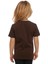 Kahverengi Basic Unisex Çocuk Sıfır Yaka Kısa Kollu Tişört 3