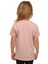 Koyu Pembe Melanj Basic Unisex Çocuk Sıfır Yaka Kısa Kollu Tişört 3