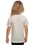 Ekru Basic Unisex Çocuk Sıfır Yaka Kısa Kollu Tişört 3