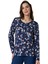 Kadın Lacivert Uzun Kol Pijama Takım 1724 1
