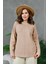 Kadın Dik Yaka Salaş Triko Kazak 3