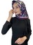 Quare Rayon Tivil Eşarp Desenli Rayon Eşarp 1070 1