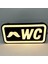 'bay Wc' Işıklı Özel Tabela LED Ile Neon Görünümlü Tabela (29X15CM) 1