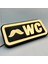 'bay Wc' Işıklı Özel Tabela LED Ile Neon Görünümlü Tabela (29X15CM) 3