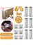 Mobilya Kanepe Baza Koltuk Çekyat 15 cm Krom Metal Yükseltme Ayağı M8 Aparatlı 6'lı Set 1