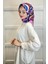 Shecarf Emproyal Desenli Pamuk Soft Eşarp 01093 3
