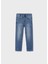 Kışlık Erkek Çocuk Denim Slim Pantolon - Mavi 3