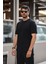 Erkek Basıc Heavy Weıght T-Shırt Kompakt Pamuklu Oversize T-Shirt. Bisiklet Yaka ve Kısa Kollu 1