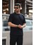 Erkek Basıc Heavy Weıght T-Shırt Kompakt Pamuklu Oversize T-Shirt. Bisiklet Yaka ve Kısa Kollu 2