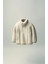 Kız Çocuk Balıkçı Yaka Yarum Fermuar Peluş Sweatshirt 1