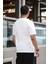 Erkek Basıc Heavy Weıght T-Shırt Kompakt Pamuklu Oversize T-Shirt. Bisiklet Yaka ve Kısa Kollu 3