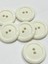 Kaban Mont Düğmesi Italyan Düğme 6 Lı Set Beyaz 3,5 cm (M46690) 2