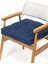 Sandalye Minderi Su Itici Güneşe Dayanaklı Düğmeli Bahçe-Balkon Minder 50x50x8cm 4 Adet 5