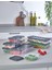 5'li Set Dondurucu, Bakliyat, Yemek Kabı, Piknik, Taze Gıda Saklama Kabı 1x2500-1x1000-3x250 ml 6