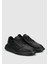 Siyah Deri Erkek Sneaker 2