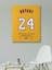 Kobe Bryant 24 Forma 40 x 55 cm Nba Los Angeles Lakers Jersey Kanvas Tablo 3