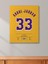 Kareem AbdulJabbar Forma 40 x 55 cm Nba Los Angeles Lakers Jersey Kanvas Tablo 3